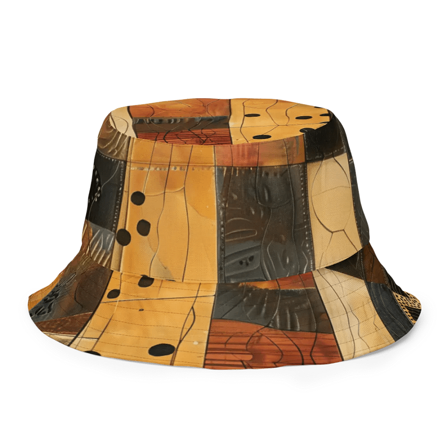African Earthy Mosaic: Reversible Bucket Hat product image (6)
