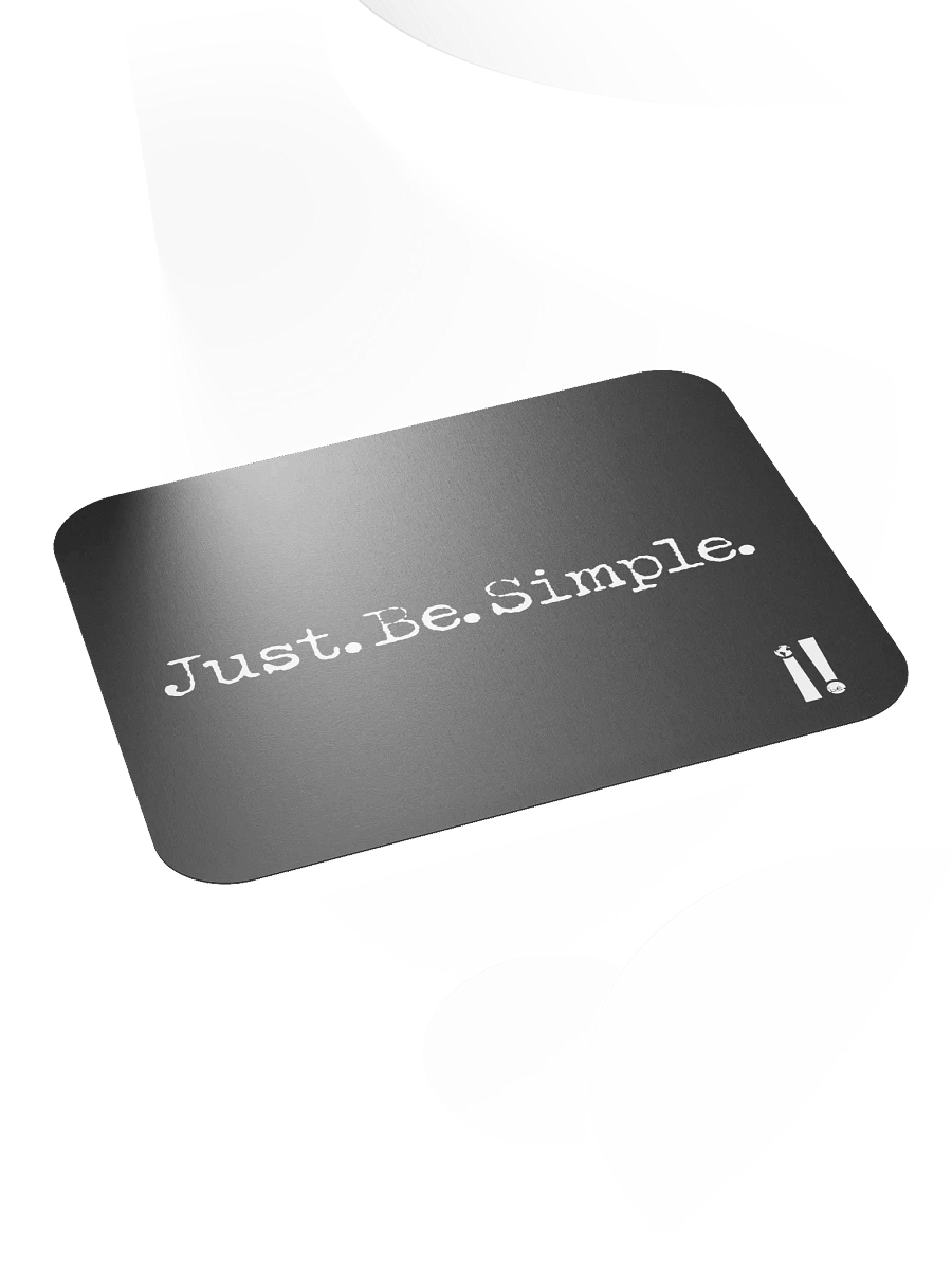 Just Be Simple Mousepad product image (4)