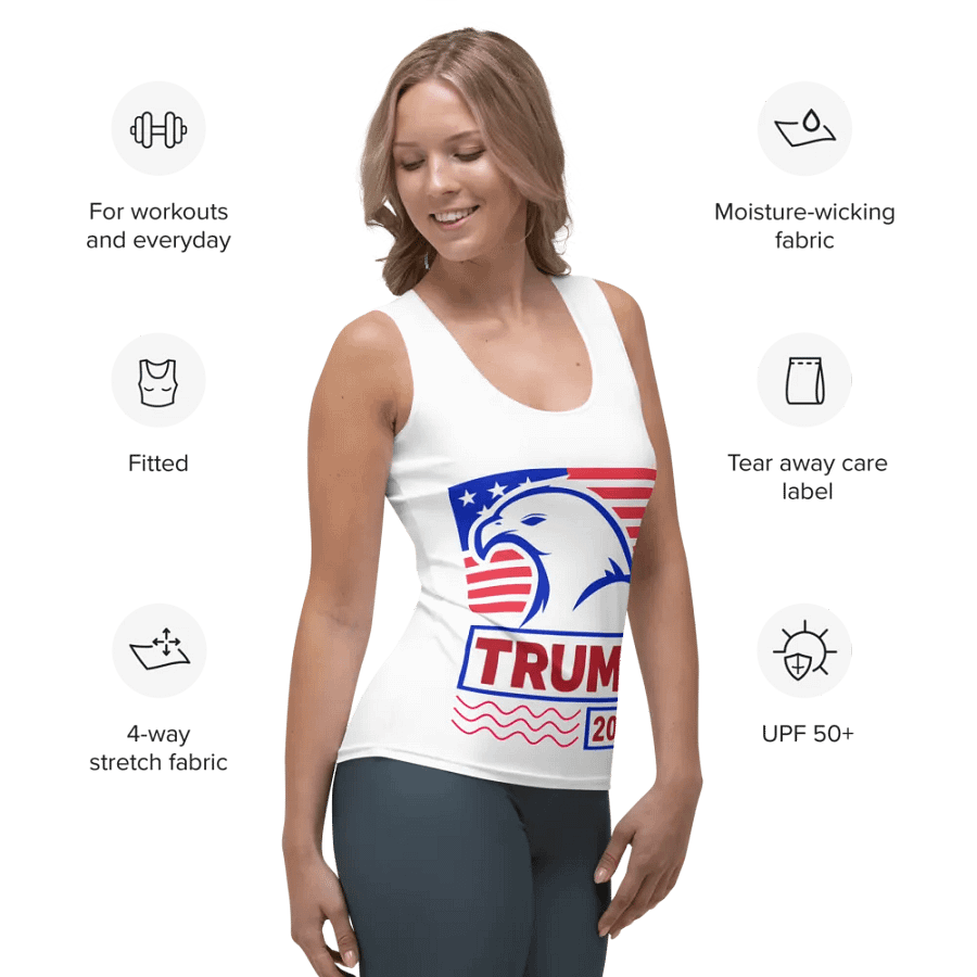 Patriotic 2024 Trump Eagle Women's Tank Top product image (7)