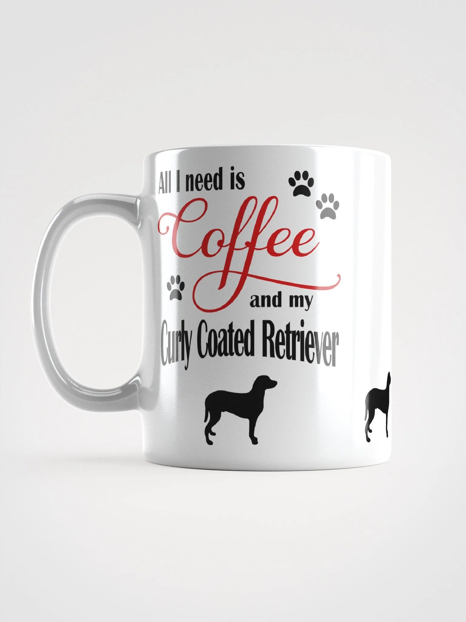 Coffee and my Curly Coated Retriever Mug product image (6)