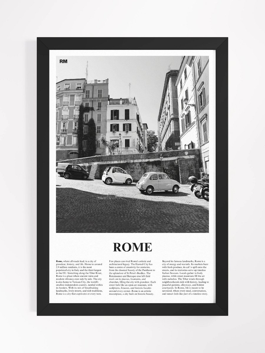 Rome 06 Newspaper Poster | Framed product image (5)
