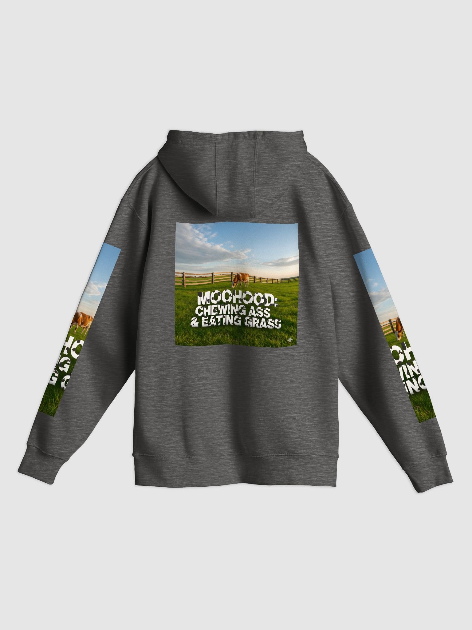 MooHood: Chewing Ass & Eating Grass Premium Hoodie product image (10)
