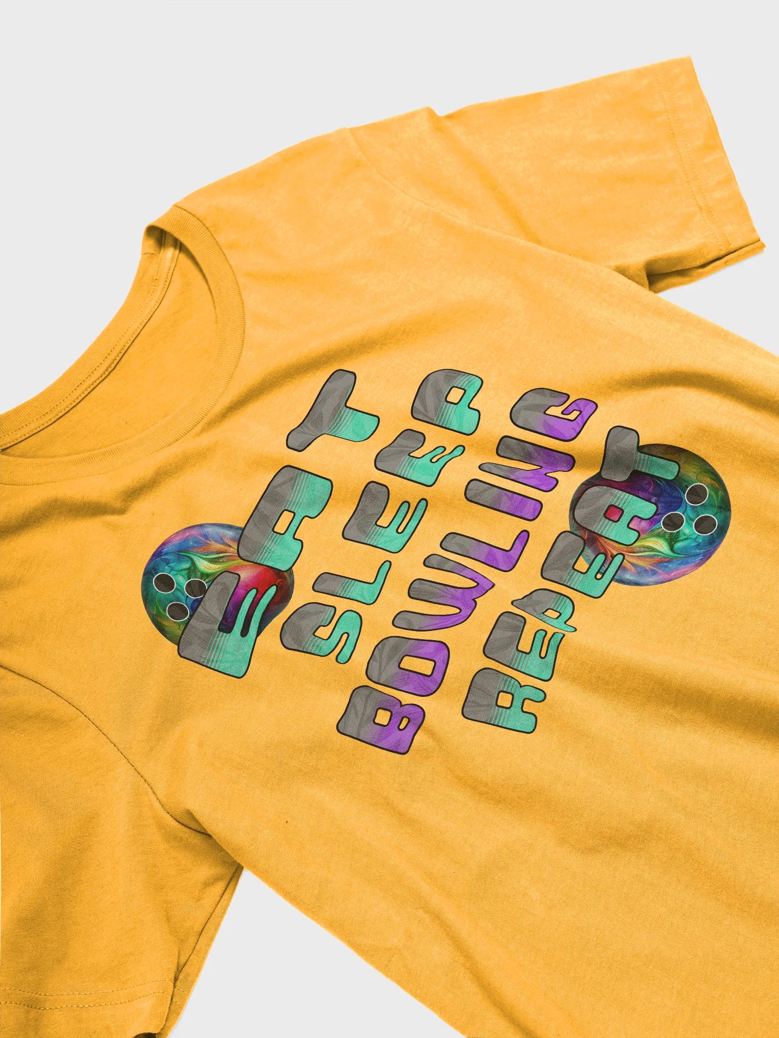 Eat Sleep Bowling Repeat Angle 3D Gradient Bliss T-Shirt product image (2)