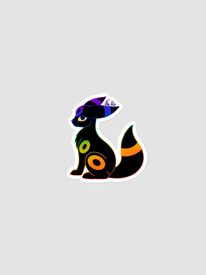 Rainbow Umbreon sticker product image (1)