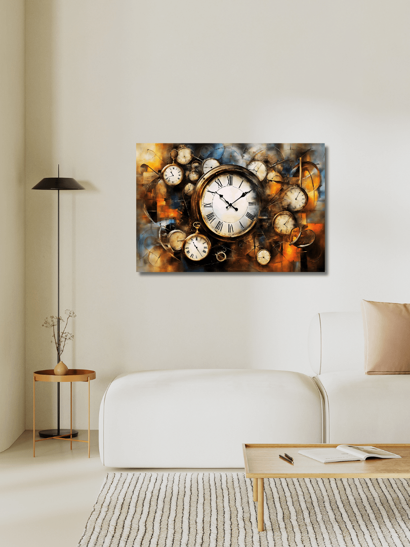 Time Confusion-9 | Canvas Artistic Wall Painting product image (9)