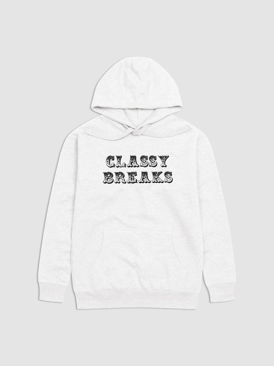 Classy Breaks White Hoodie! product image (1)