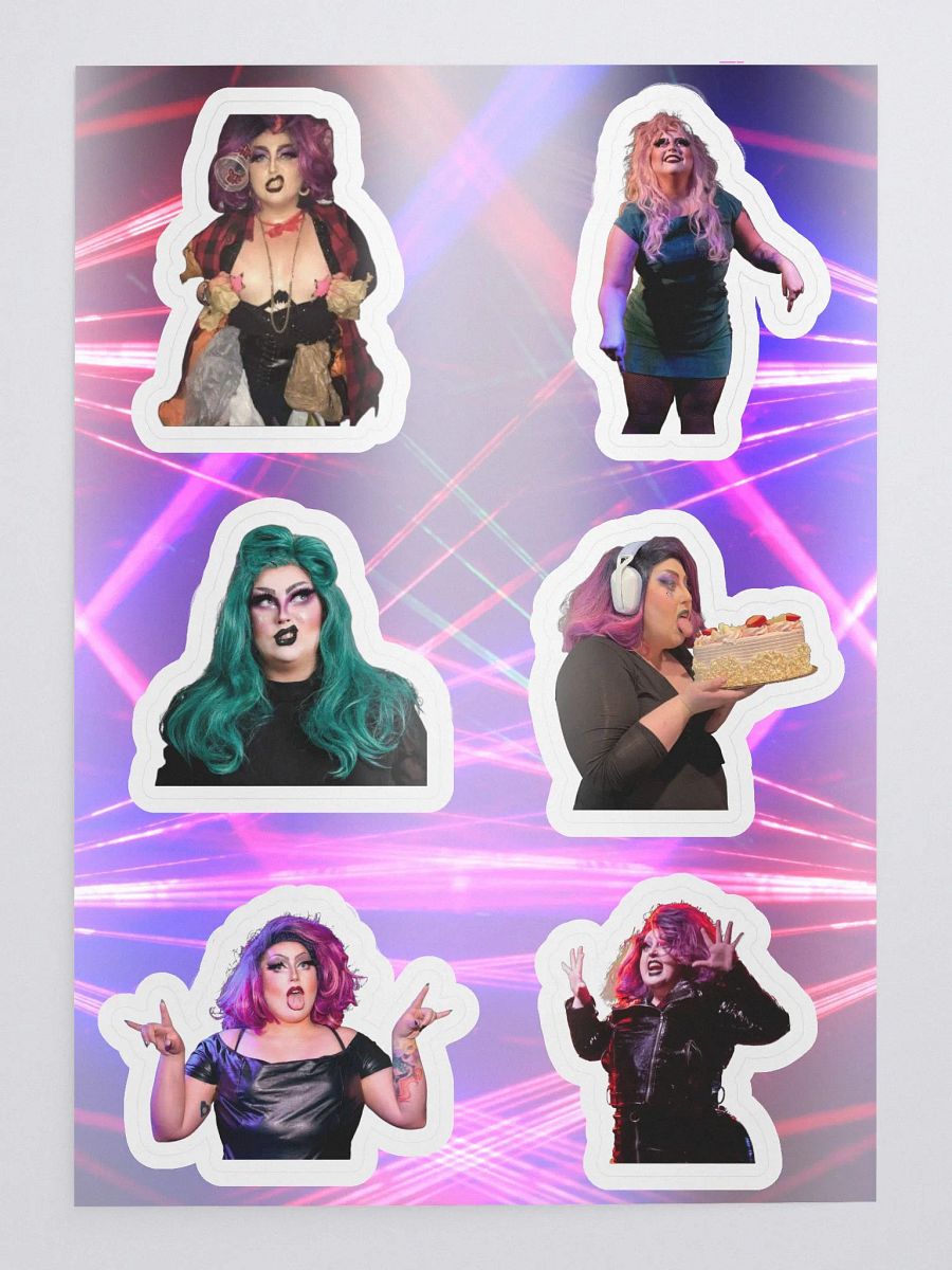 The Many Faces of Shelly Sticker Pack product image (1)