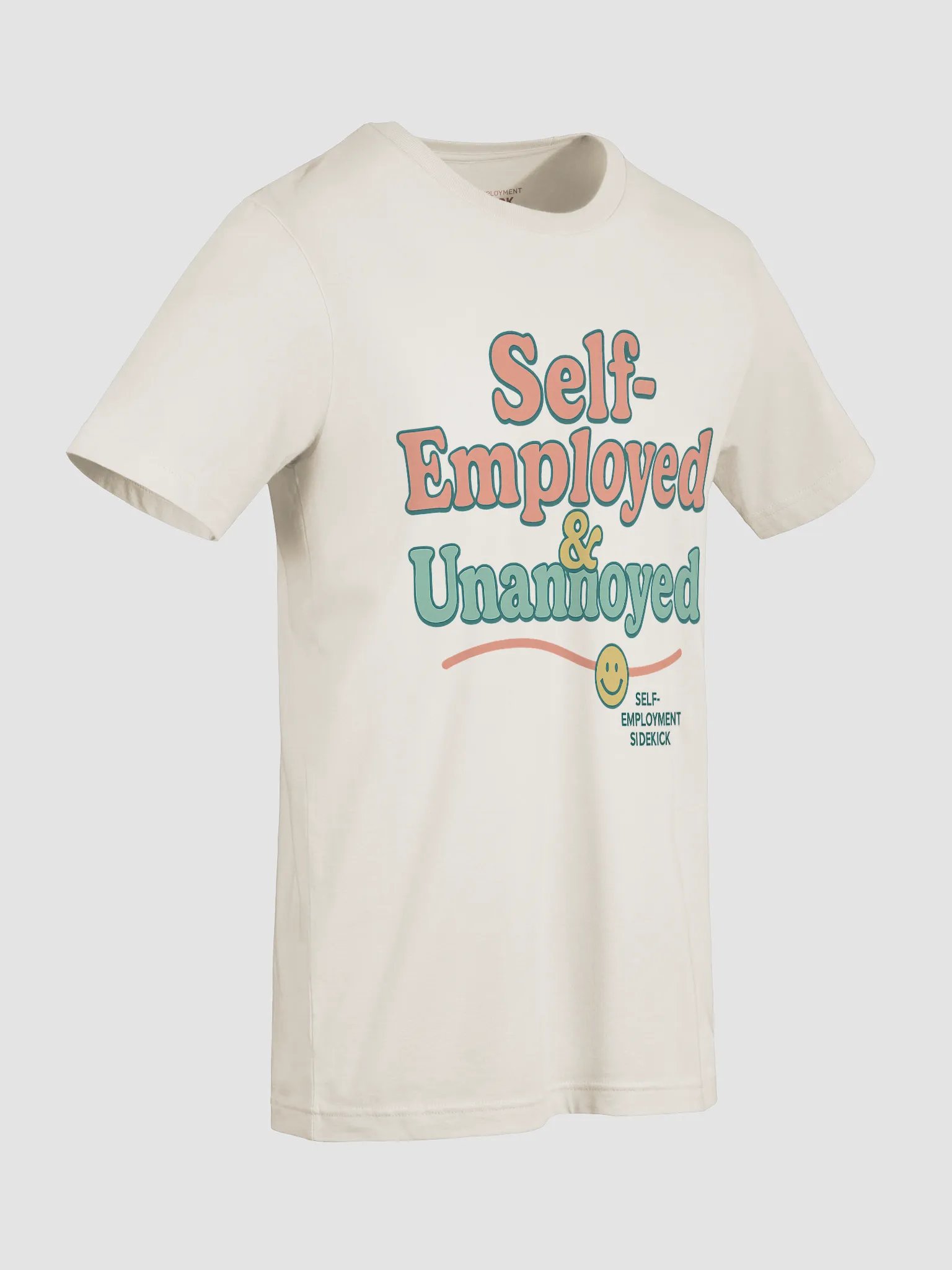Self-Employed & Unannoyed T-Shirt (Peaches & Mint) product image (9)