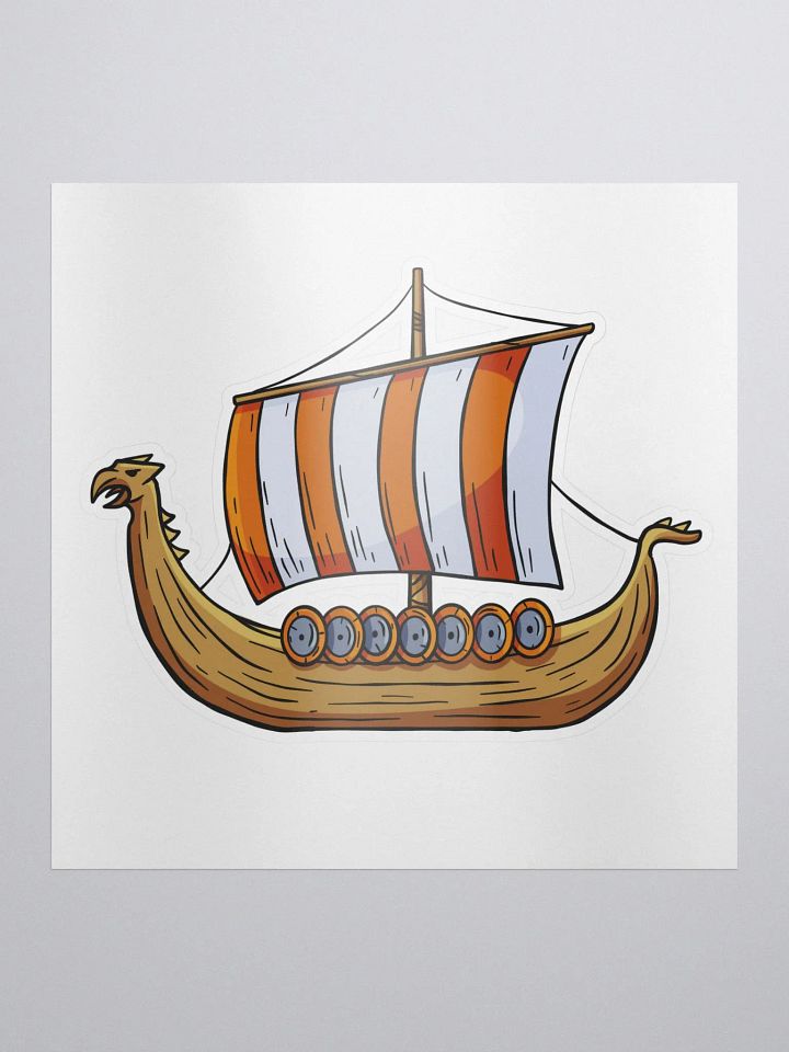Longboat raiding sticker product image (1)