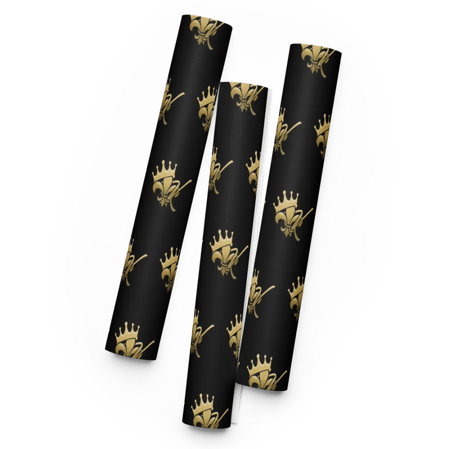 Kreole King Wrapping Paper (Black) product image (2)