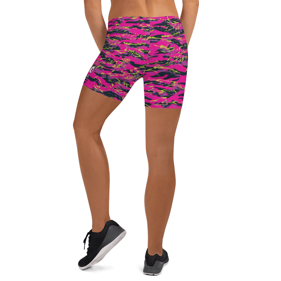 Pink Camo Bike Shorts product image (8)