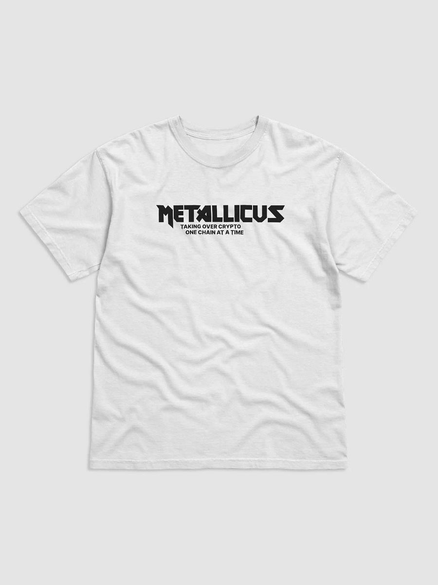 THE UNOFFICIAL METALLICUS T-SHIRT [WHITE] product image (3)