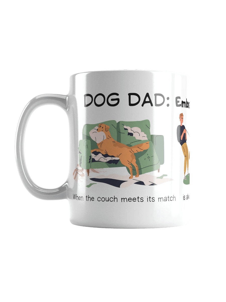 Dog Dad Chaos Ceramic Mug product image (1)