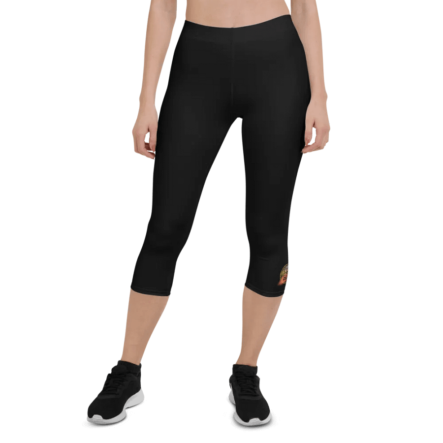 Hello Autumn-Black Capri Leggings for HER product image (1)