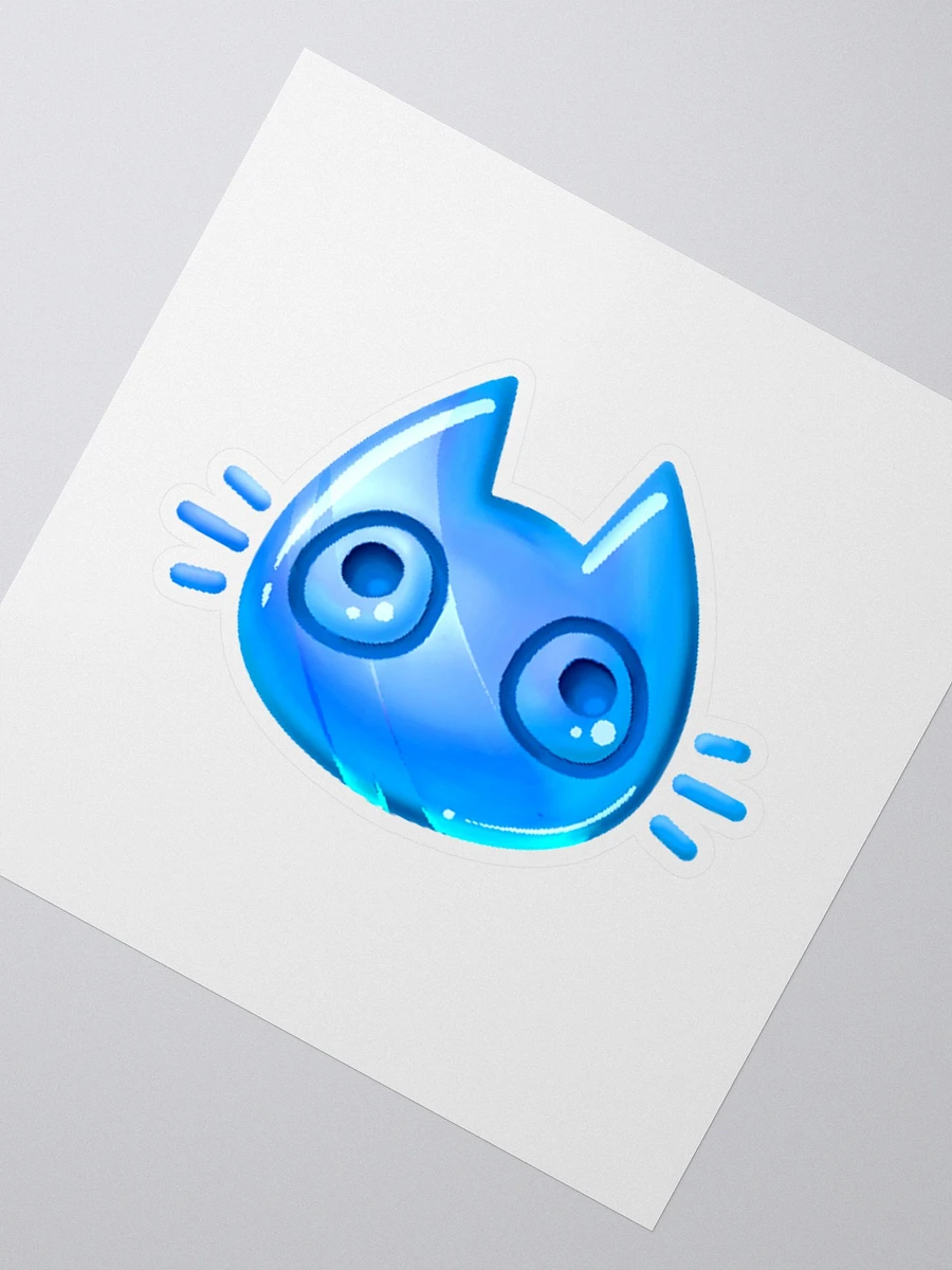 Blue Cat Face Sticker product image (3)