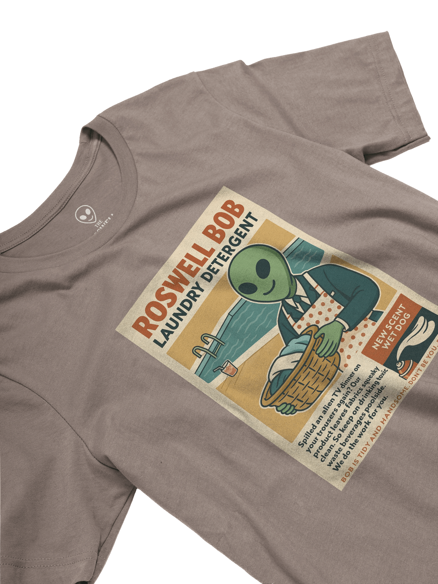 Laundry Detergent Roswell Aliens 1950's Retro Poster Unisex T-Shirt product image (3)