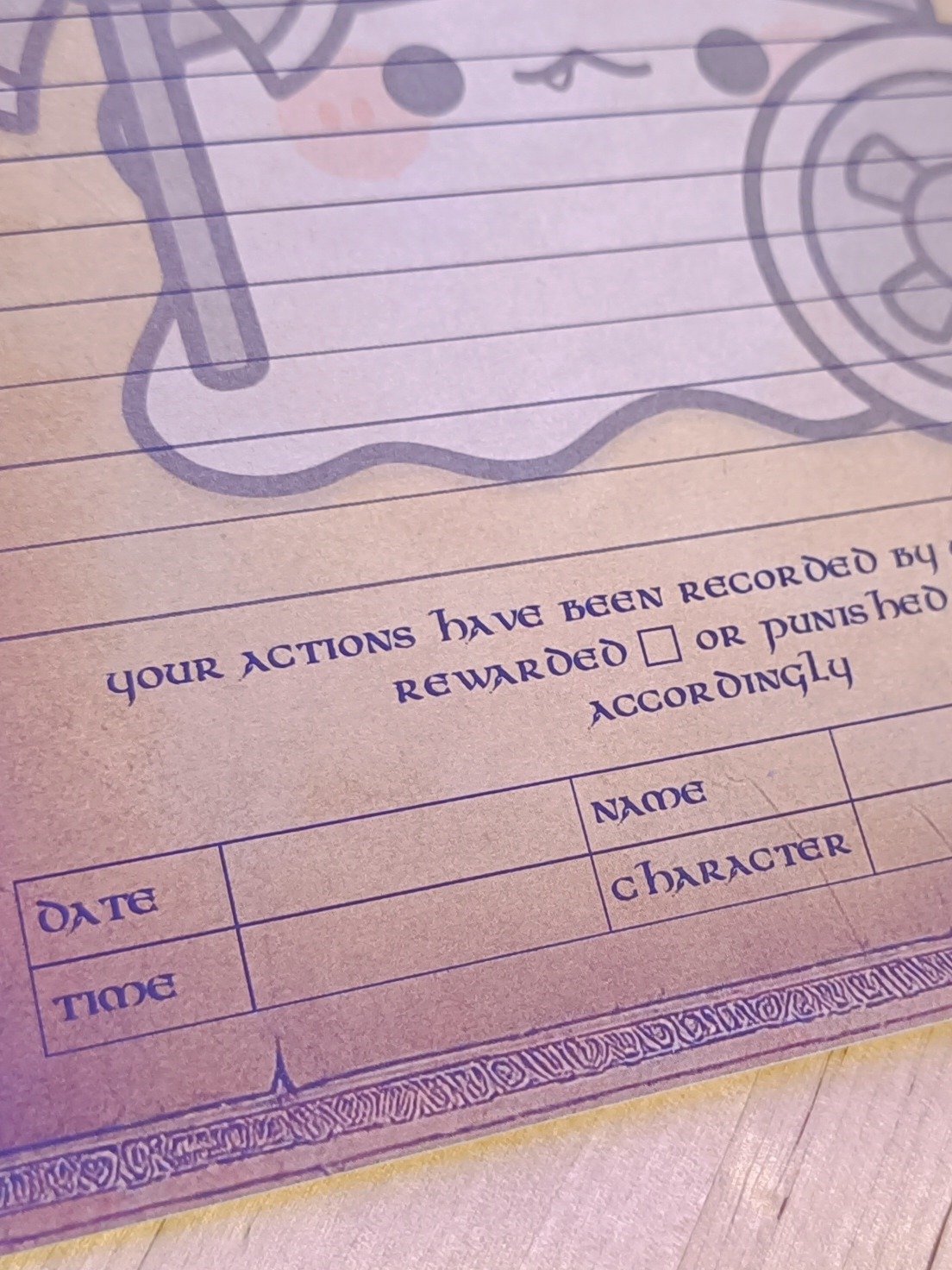 DnD Violation Form product image (2)