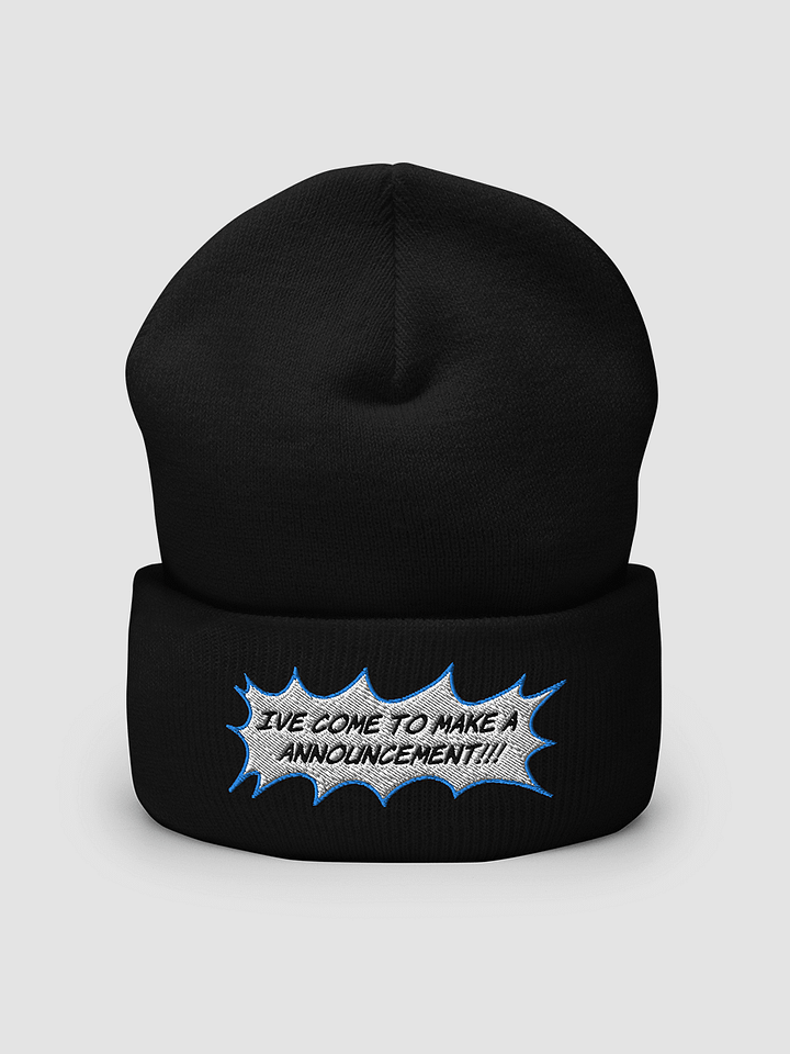 ANNOUCEMENT BEANIE product image (2)