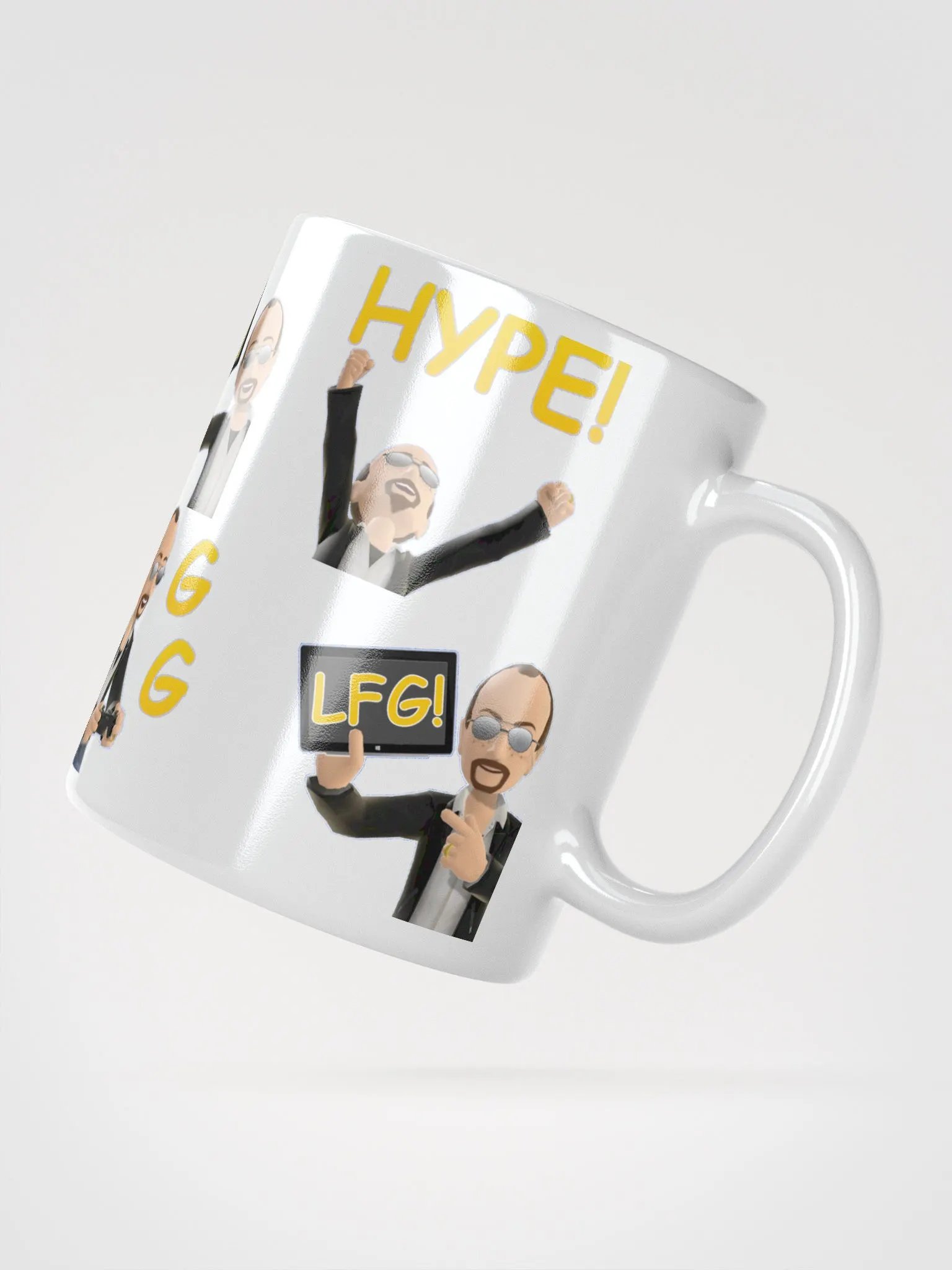 Emotes - White Mug product image (2)