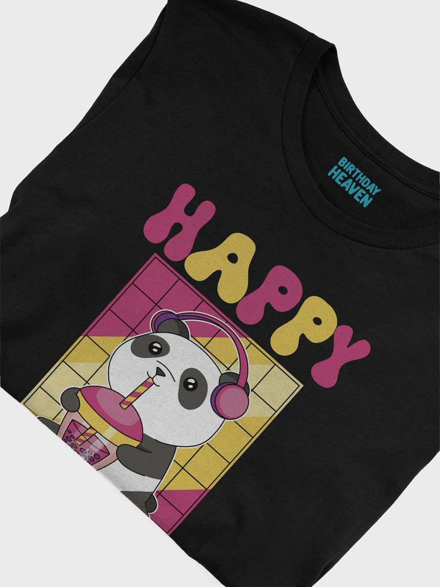 Happy Birthday (Panda With Bubble Tea) T-Shirt product image (22)