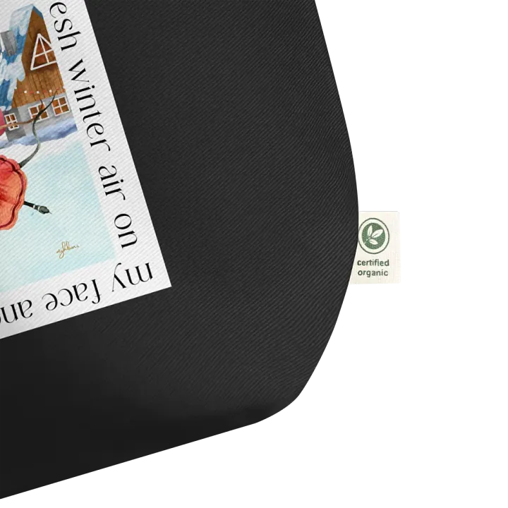 Warm Winter Embrace Eco Tote Bag - Large product image (2)