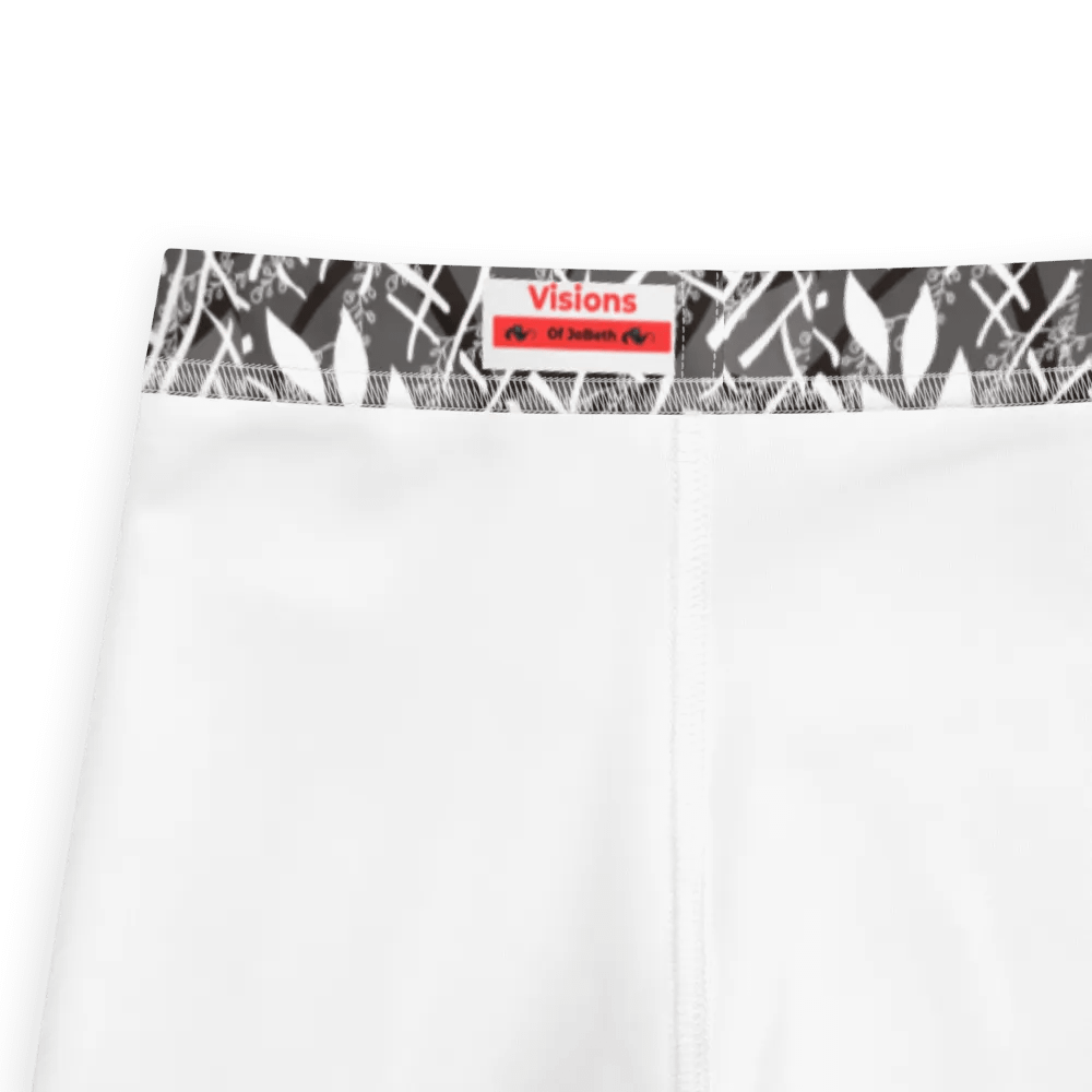 JoBeths' Signature Kids Leggings 👖White Leaves 🍃 Design product image (3)