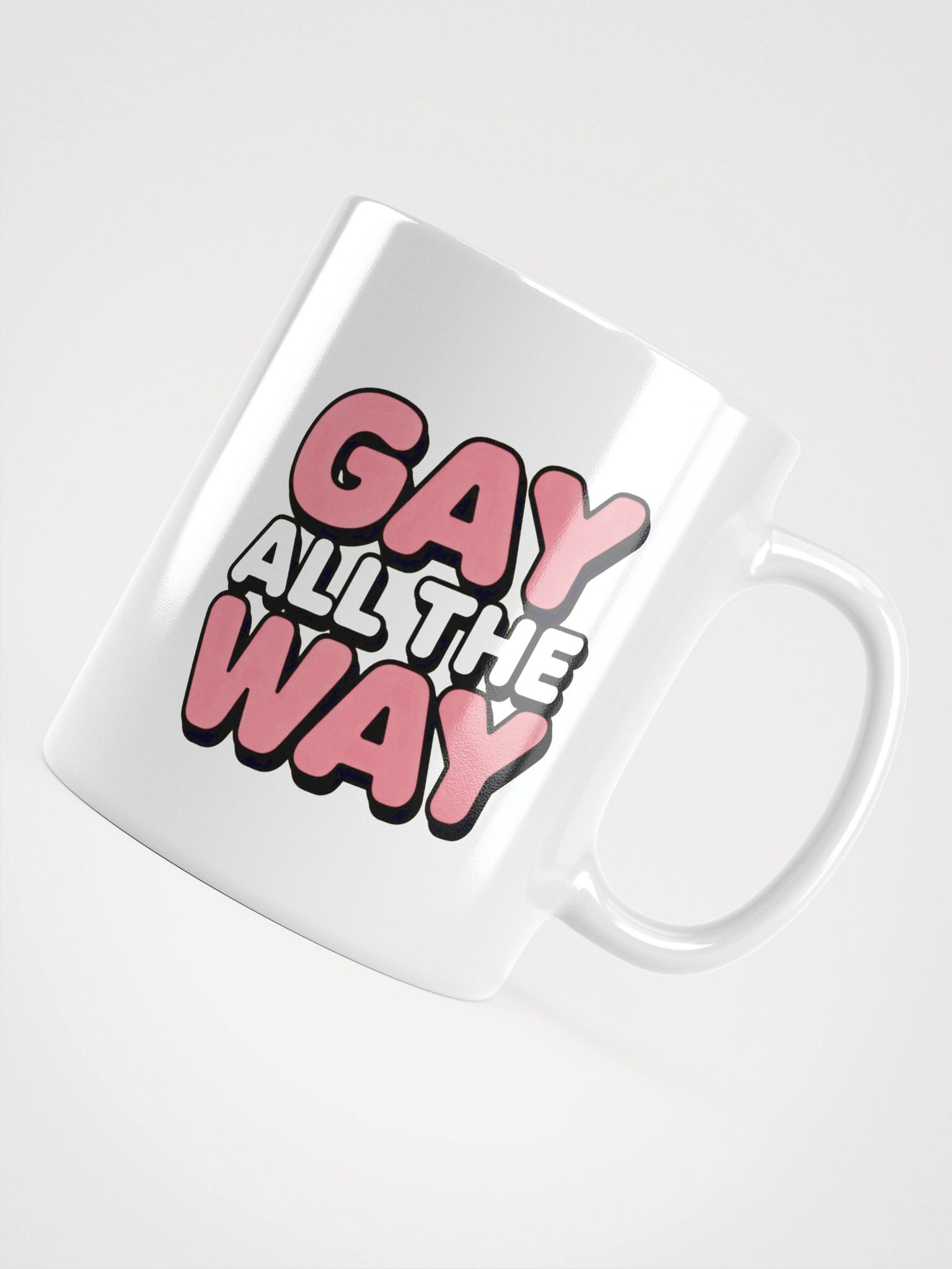 Gay all the way Glossy Mug product image (12)