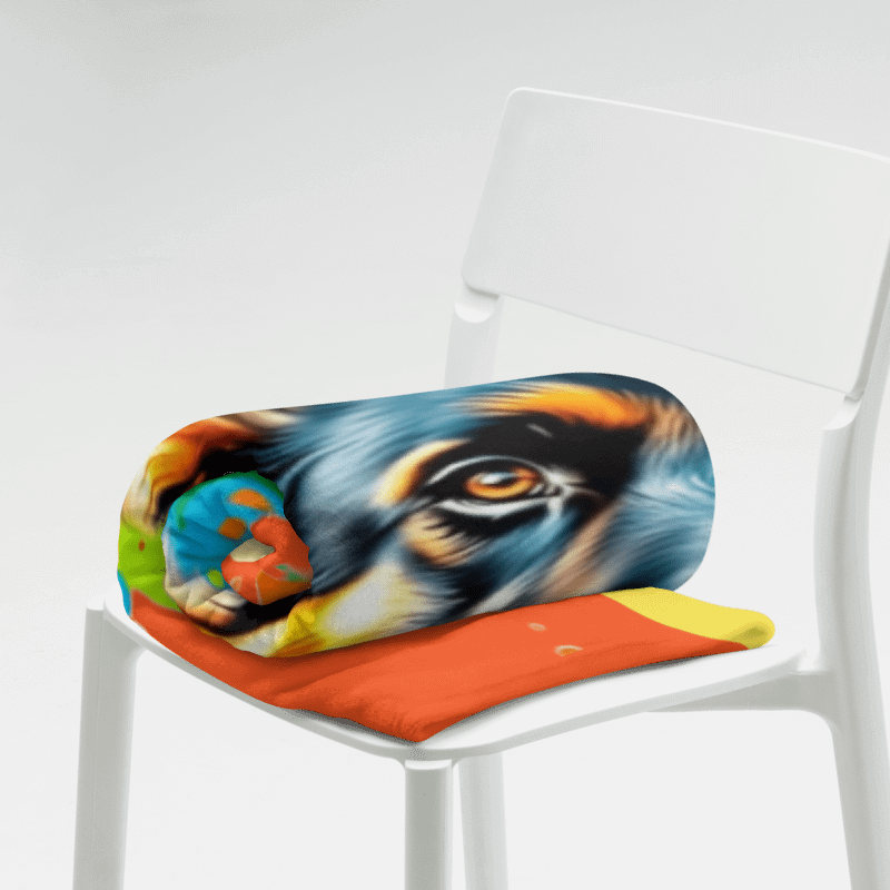 THROW BLANKET - GERMAN SHEPPARD - GUARD HARD LOVE HARDER product image (4)