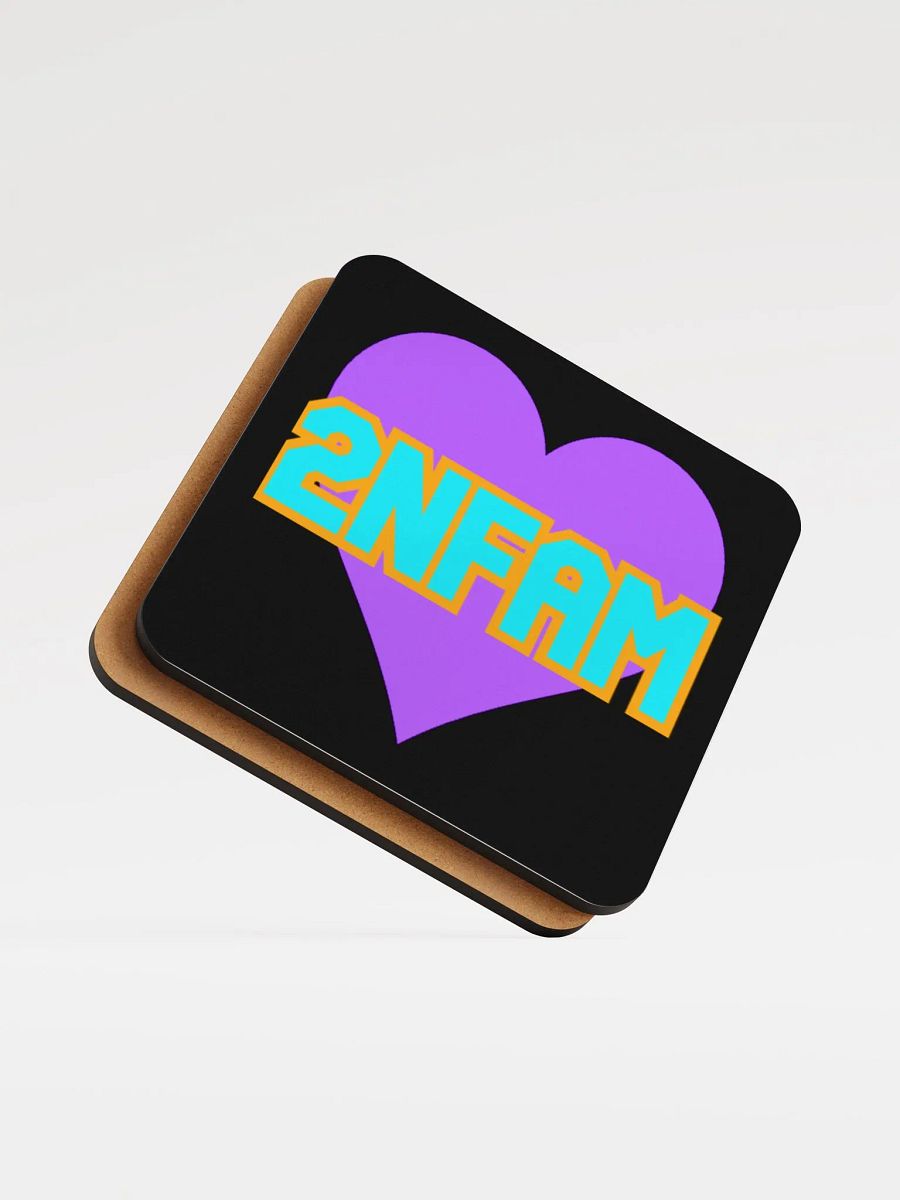 2NFAM Heart Coaster (Black) product image (5)