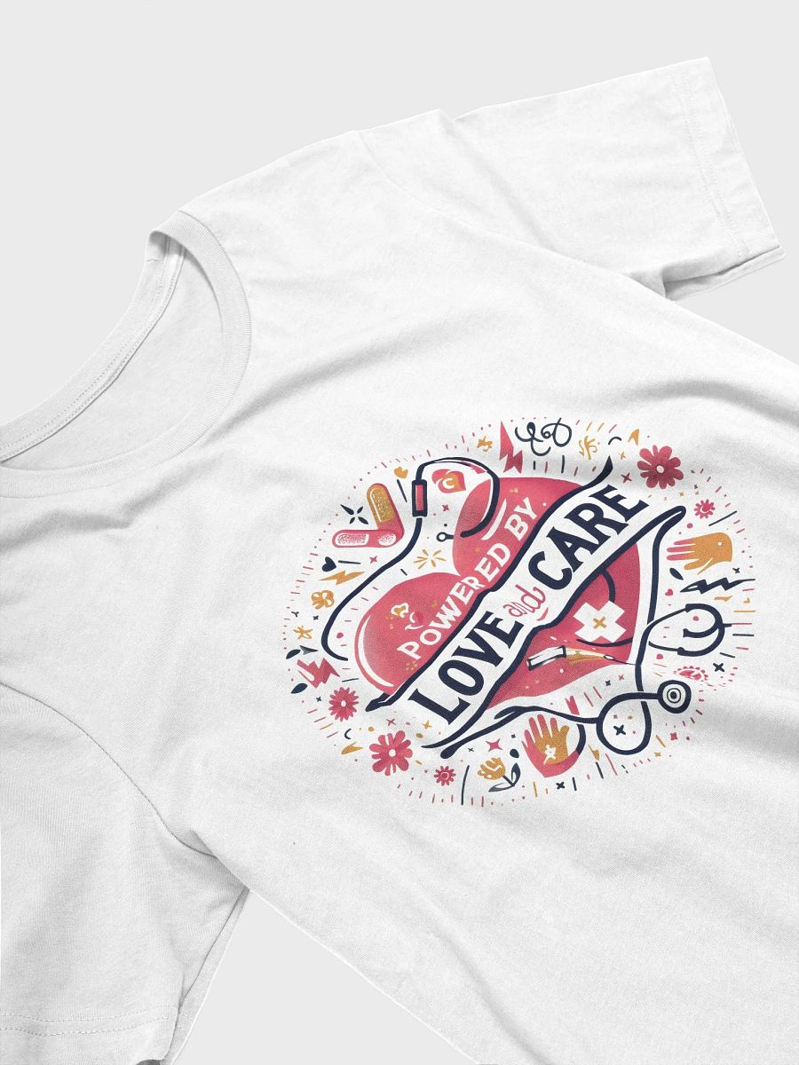 love and care heart shape design t-shirt product image (3)