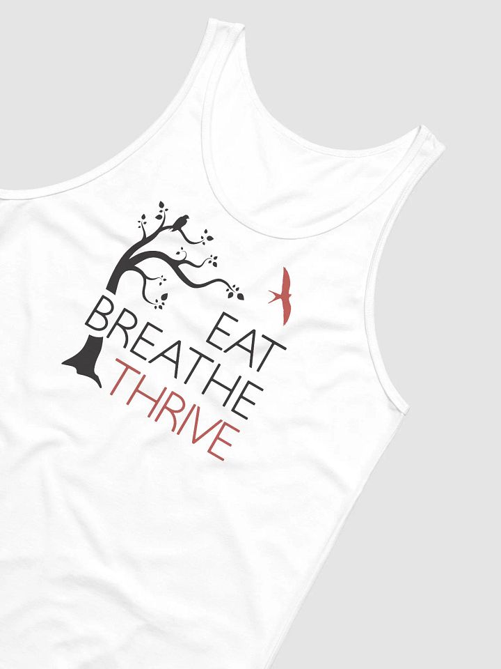 Eat Breathe Thrive | white tank product image (2)