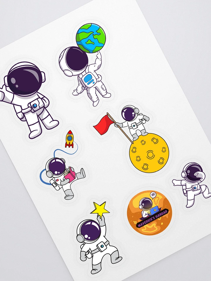 Astronaut Emote Sticker Sheet product image (1)