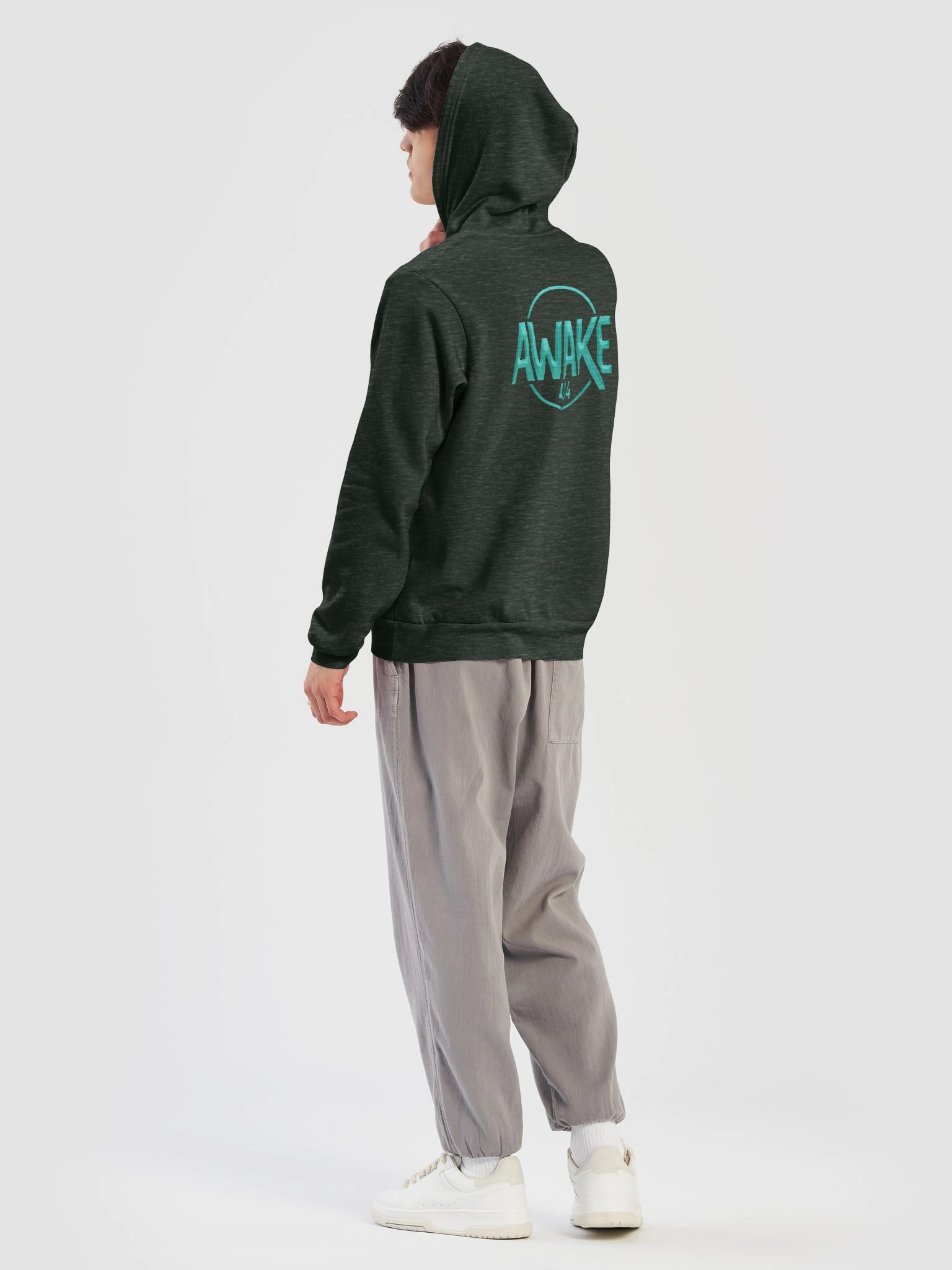 AWAKE 404 Teal Logo Hoodie product image (8)