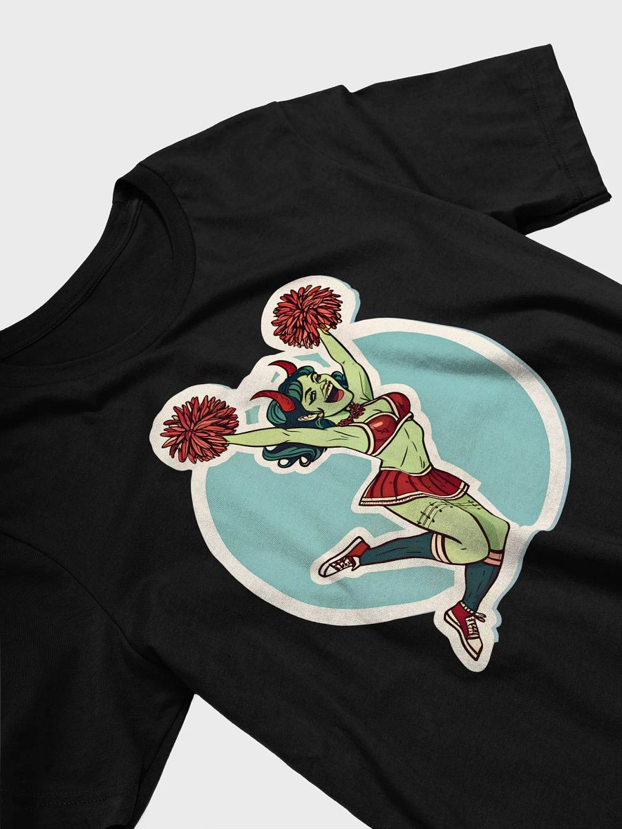 Zombie Pinup girl Satanic Cheerleader T-Shirt product image (21)