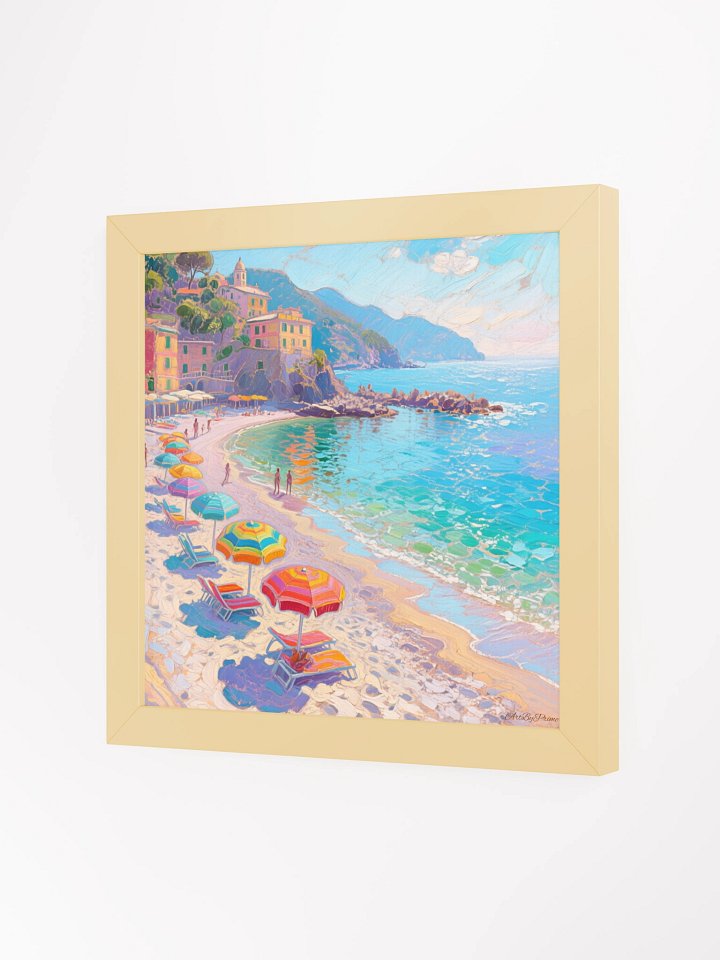 Monterosso al Mare beach - Framed Poster product image (2)
