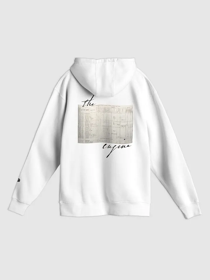 Note G White Hoodie product image (2)