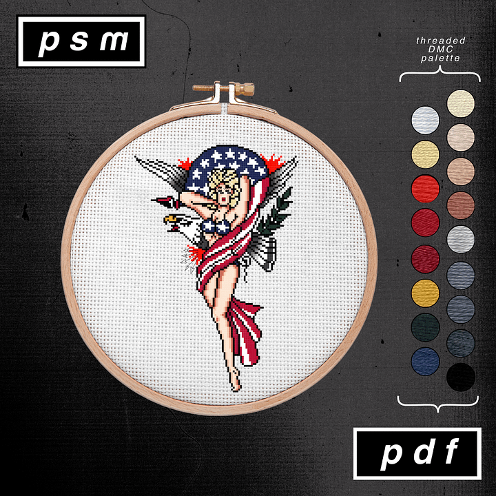 Sailor Jerry Columbia Pin Up Pattern product image (1)