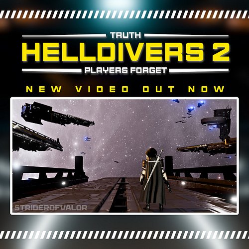 [NEW VIDEO OUT NOW] Helldivers 2 wasn’t just made — it was forged. Built on a discontinued engine️. Nearly 8 years of blood, ...