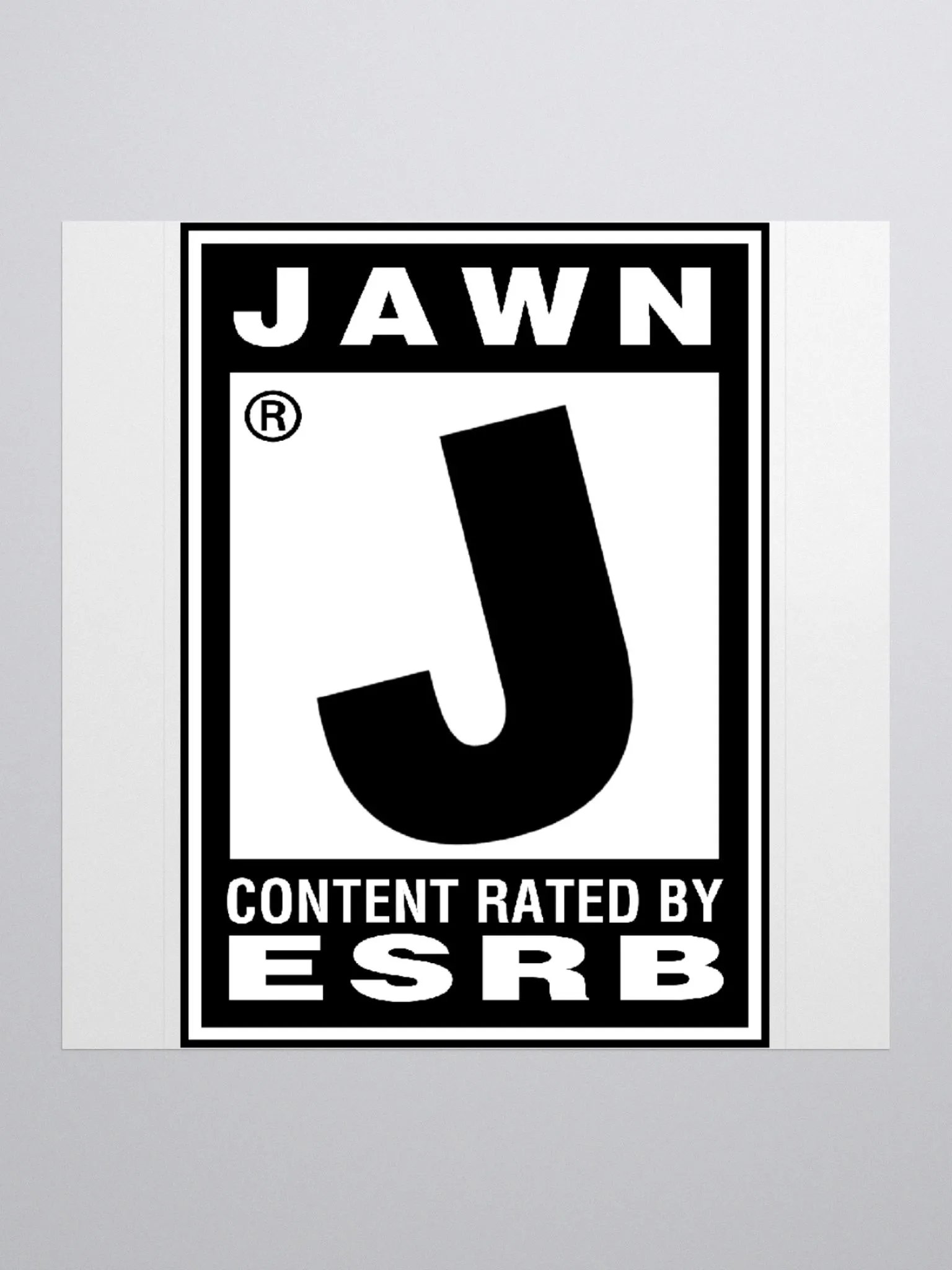 J for Jawn sticker product image (1)