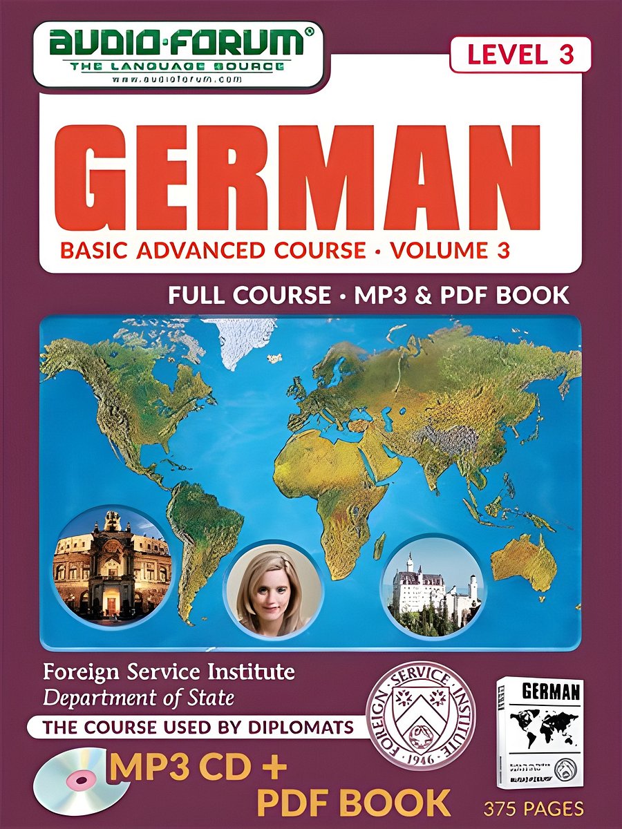 FSI Comprehensive German Language Learning Kit (Levels 1-3) product image (3)