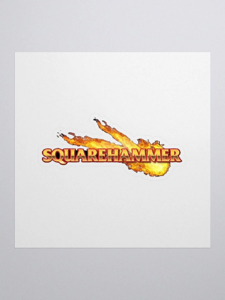 Square Hammer Kiss Cut Sticker product image (1)