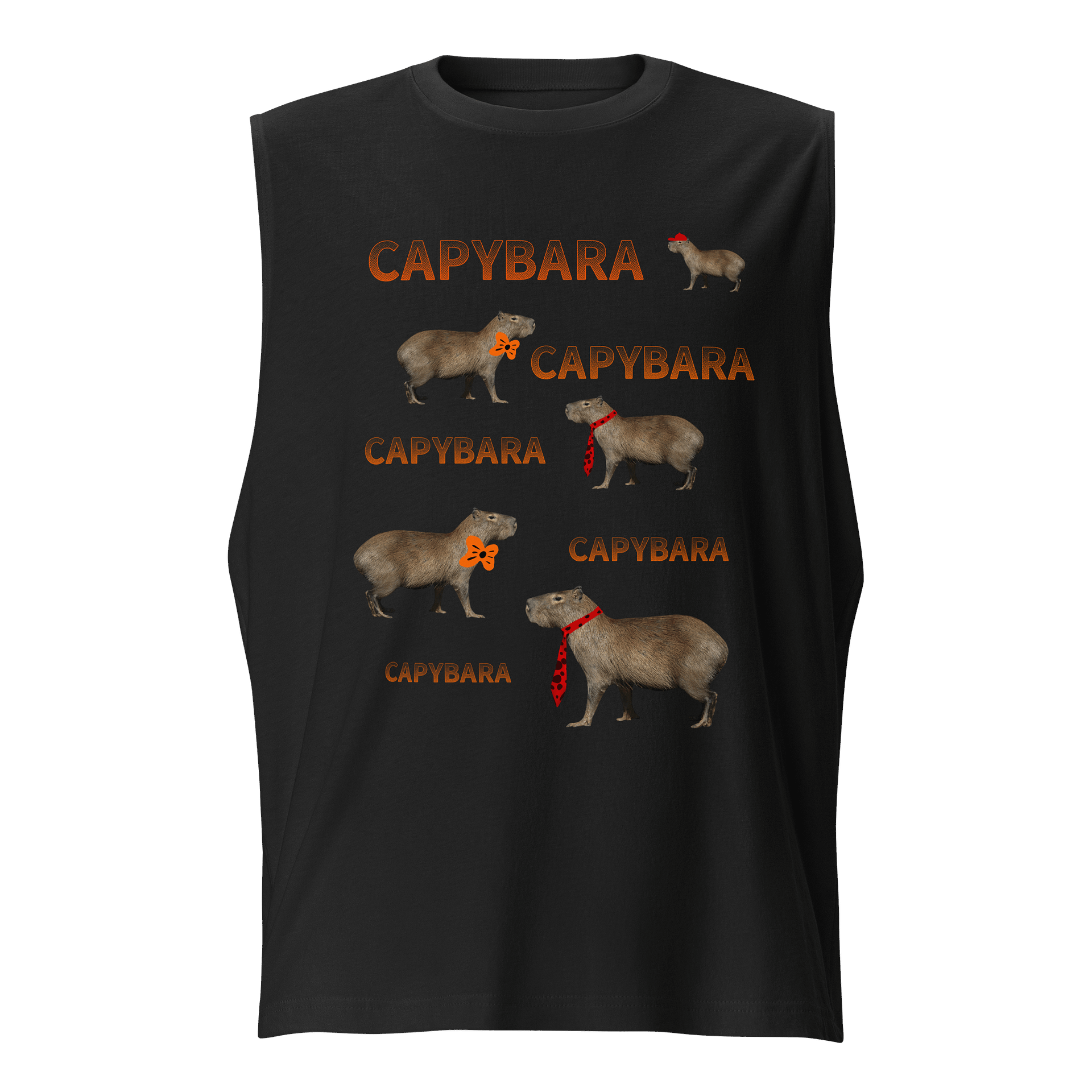 Capybara Chic Muscle Tank product image (1)