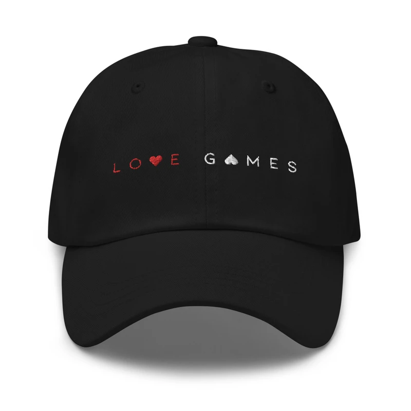 Love Games Dad Hat - Black product image (1)
