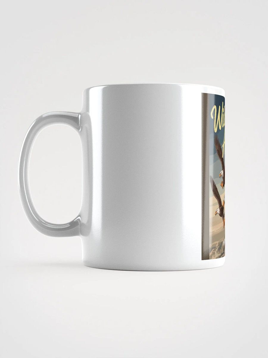 White Wilderness Army Soaring Eagles Glossy Mug product image (6)