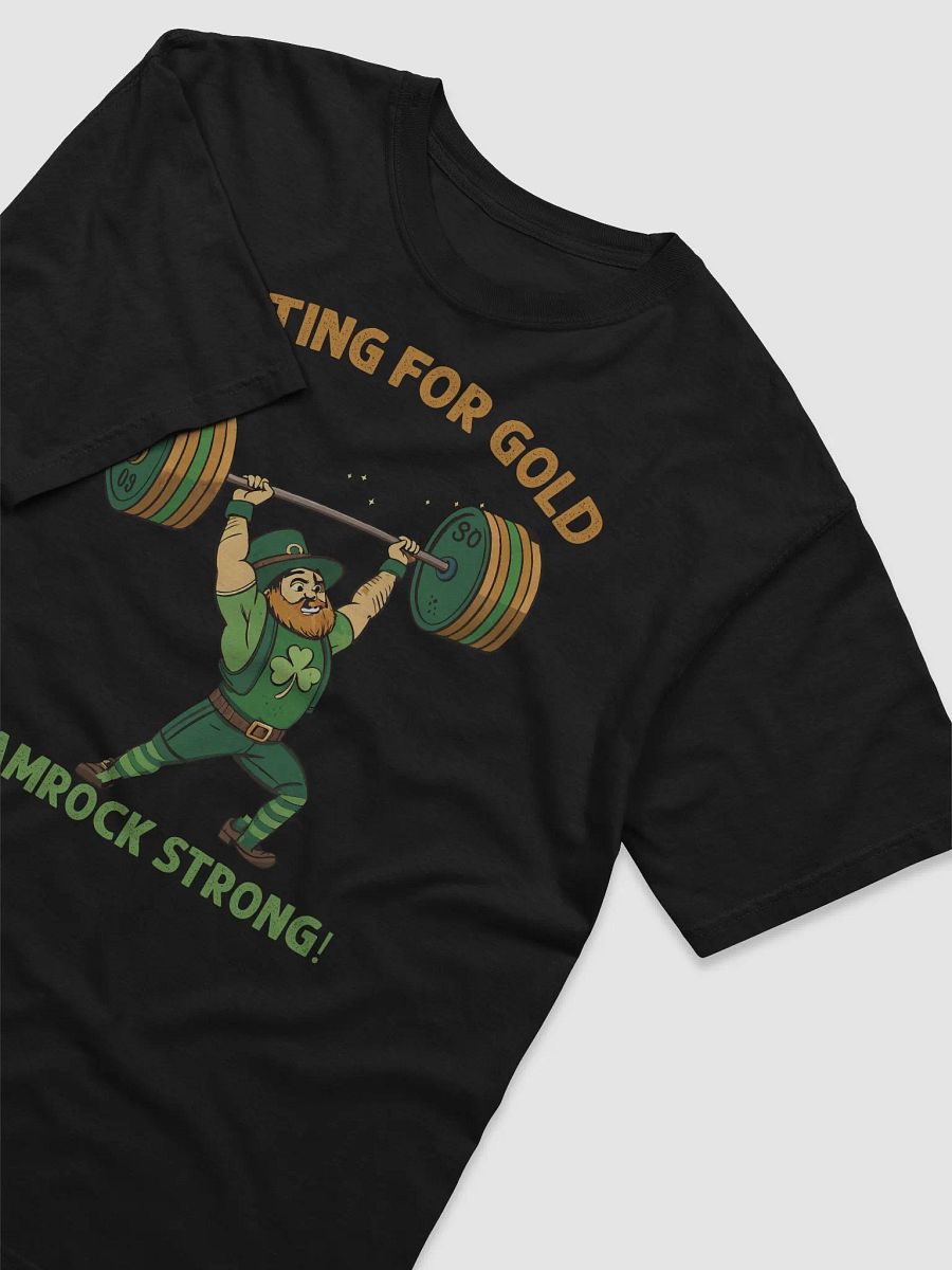 Lifting for Gold Shamrock Strong Leprechaun Tee product image (11)