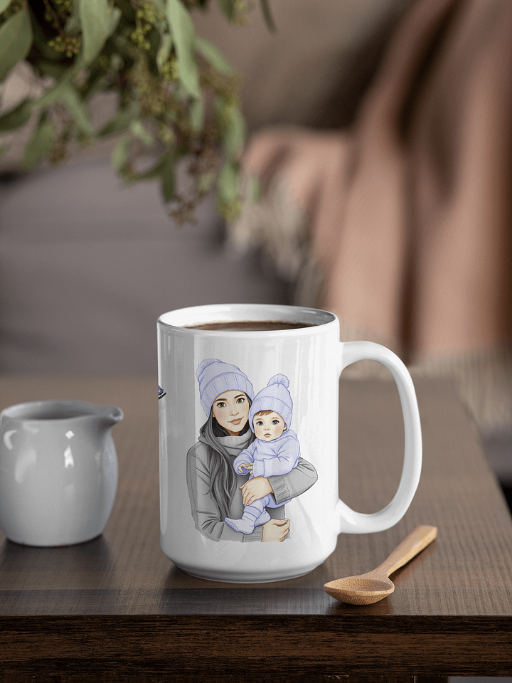 💙Sip in Style, Supermom!💙 (Green eyes, Black hair) product image (1)