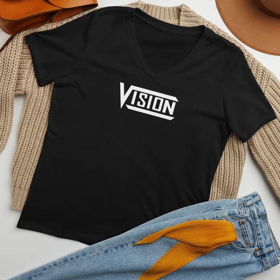 Girl V-Neck Vision Logo product image (7)