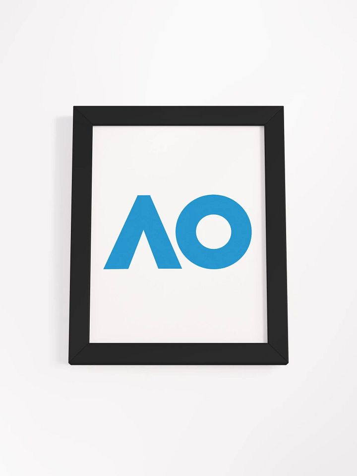 Bold Blue A&O Framed Matte Poster product image (18)