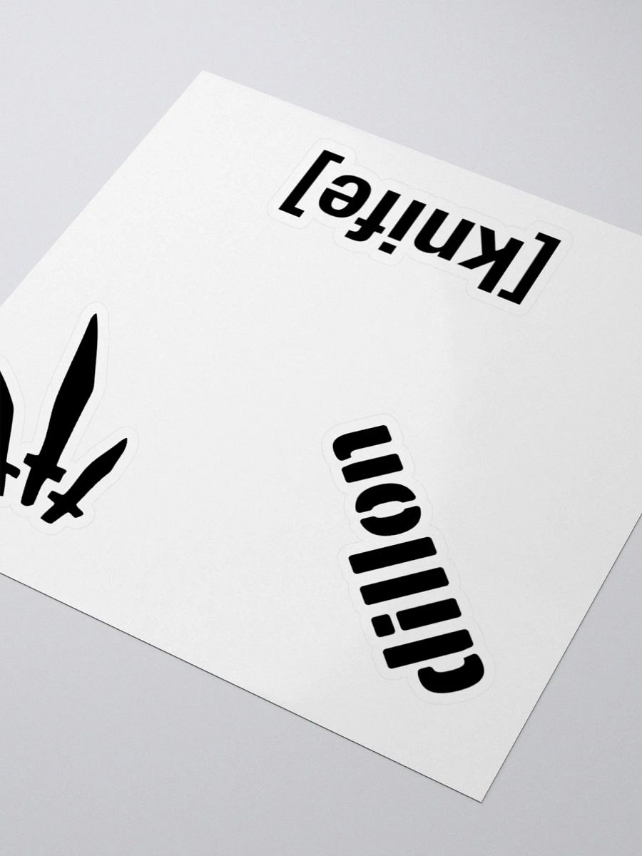 [knife] , triblade and dillon sticker product image (9)