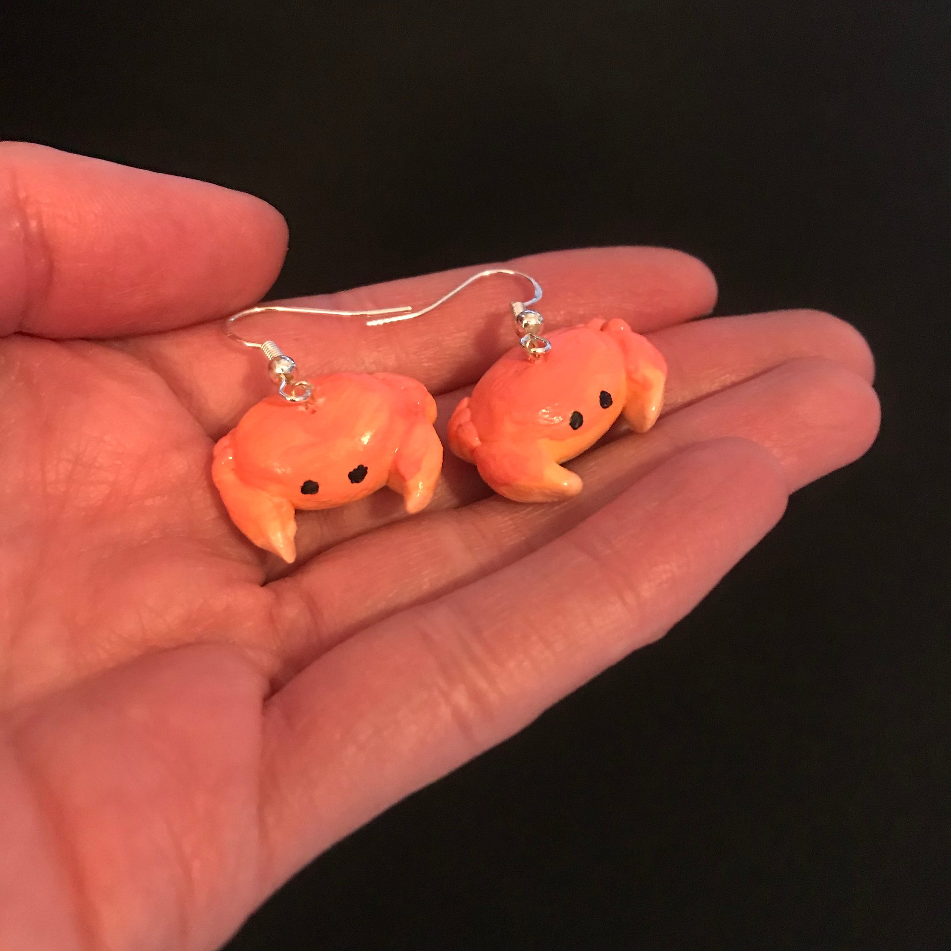 Crab Clay Earrings product image (1)